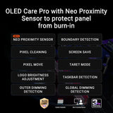 ASUS - ROG Strix 27" 4K QD-OLED 240Hz 0.03ms G-SYNC Compatible and FreeSync Premium Pro Gaming Monitor with HDR - Black
