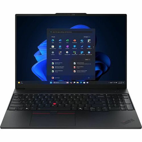 Lenovo ThinkPad E16 Gen 3 21ST0004US 16 Notebook - WUXGA - AMD Ryzen 7 250 - 16 GB - 512 GB SSD - English Keyboard - Black - AMD Chip - 1920 x 1200 - Windows 11 Pro - AMD Radeon 780M Graphics - In-plane Switching (IPS) Technology - Front Camera/Webc