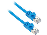 BLACK BOX CAT6APCS-020-BL CAT6A 500-MHZ STRANDED ETHERNET PATCH CABLE - SHIELDED (F/UTP), CM PVC, SLIMLINE