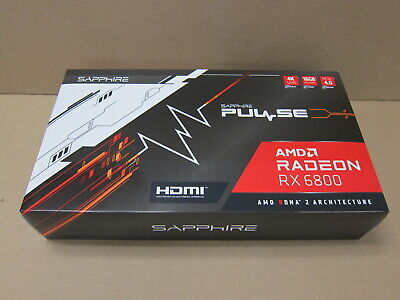 Sapphire 11305-02-20G Pulse AMD Radeon RX 6800 PCIe 4.0 Gaming Graphics  Card with 16GB GDDR6