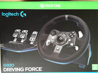 OPEN BOX Logitech G920 Driving Force Racing Wheel and Floor