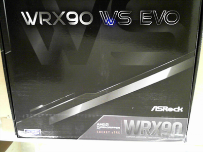 OPEN BOX - ASRock WRX90 WS EVO SATA 6Gb/s DDR5 AMD Ryzen Threadripper PRO 7 x PCIe 5.0 x16 Slots 2 x 10 Gigabit LAN Motherboards - AMD