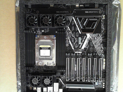 OPEN BOX - ASRock WRX90 WS EVO SATA 6Gb/s DDR5 AMD Ryzen Threadripper PRO 7 x PCIe 5.0 x16 Slots 2 x 10 Gigabit LAN Motherboards - AMD
