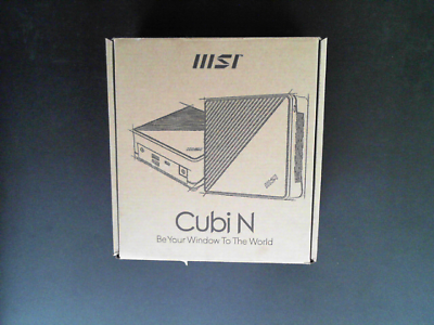 OPEN BOX - MSI Cubi N Ultrasmall PC, Intel Pentium N200, 4GB