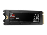 SAMSUNG 980 PRO SSD with Heatsink 2TB, PCIe 4.0 M.2 2280, Speeds Up-to 7,000MB/s, Best for High End Computing, Workstations and Compatible with Playstation5 (MZ-V8P2T0CW)