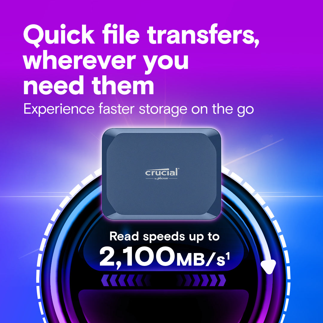 Crucial X10 2TB USB 3.2 Gen 2x2 SSD