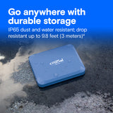 Crucial X10 1TB USB 3.2 Gen 2x2 SSD