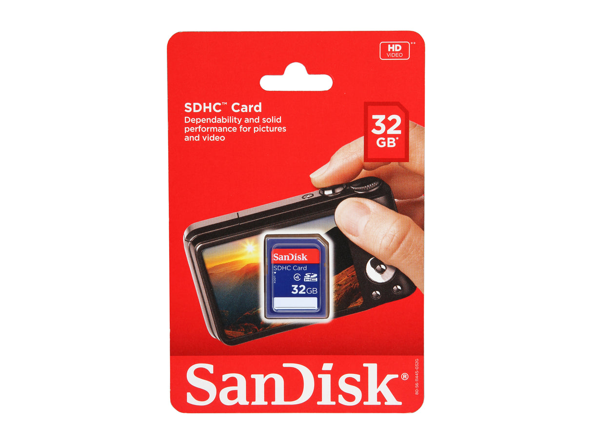 SanDisk 32GB Secure Digital High-Capacity (SDHC) Flash Card