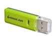 IOGEAR GFR204SD 10-in-1 USB 2.0 SD/ MicroSD/ MMC Card Reader/ Writer (Green/ Gray)