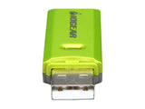 IOGEAR GFR204SD 10-in-1 USB 2.0 SD/ MicroSD/ MMC Card Reader/ Writer (Green/ Gray)