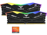 Team Delta RGB 64GB (2 x 32GB) 288-Pin PC RAM DDR5 6400 (PC5 51200) Memory Model FF3D564G6400HC34EDC01