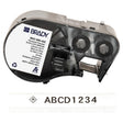 Brady Precut Label Roll Cartridge White Gloss M4C-500-422