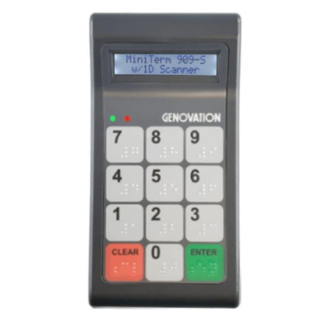 Mini Term Software Genovation Mini Term 12 Key 2 Line LCD USB With Front Beam Scanner ...