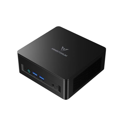 Minisforum UM760 Slim Mini PC AMD Ryzen 5 7640HS 6C/12T Desktop Computer DDR5 16G RAM+1TB SSD HDMI/DP/USB4 8K@60Hz Output 1X 2.5G RJ45 Port 4X USB Port Dual Band WiFi AMD Radeon 760M Graphics
