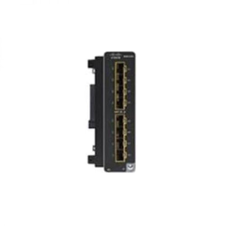 Cisco Catalyst IE3300 with 8 GE SFP Ports, Expansion Module - for Data Networking, Optical NetworkOptical FiberGigabit Ethernet - 1000Base-X - 8 x Expansion Slots - SFP (Mini-GBIC) - DIN Rail