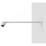 Axis 01189-001 1.8 m T91B53 Telescopic Ceiling Mount Bracket for Surveillance Camera - Off White