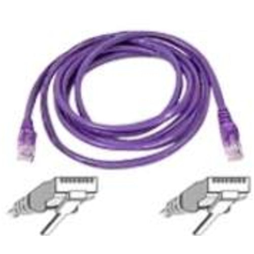 Belkin 25ft Cat6 Snagless Patch Cable Purple (A3L98025PURS)