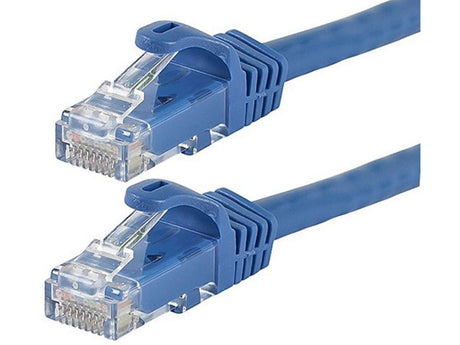 Monoprice FLEXboot Series Cat6 24AWG UTP Ethernet Network Patch Cable 5ft Blue