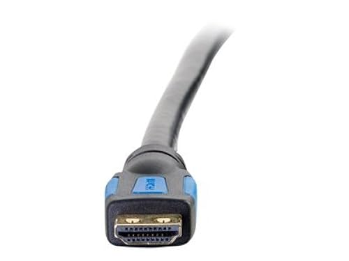 C2G 29686 Standard Speed HDMI Cable with Gripping Connectors, Black (50 Feet, 15.24 Meters) 50Ft