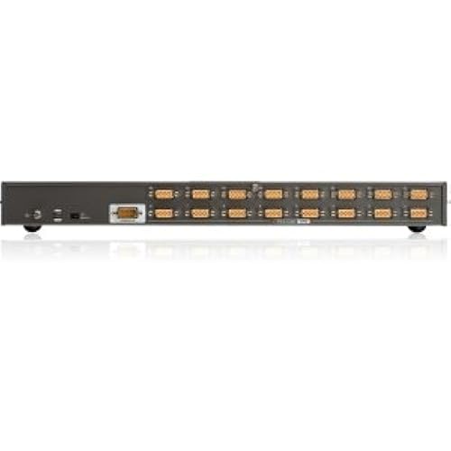 IOGEAR 16-Port USB PS/2 Combo KVM Switch with USB KVM Cables, TAA Compliant, GCS1716KITUTAA