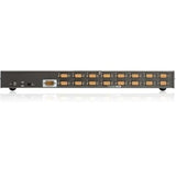 IOGEAR 16-Port USB PS/2 Combo KVM Switch with USB KVM Cables, TAA Compliant, GCS1716KITUTAA