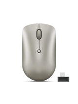 Lenovo 540 Wireless Computer Mouse for PC, Laptop, Computer with Windows or Chrome OS - 2.4 GHz USB-C Wireless Pairing Receiver - Compact Size - 18-Months Battery Life - Ambidextrous -Sand