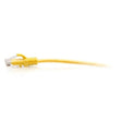7ft (2.1m) Cat6a Snagless Unshielded (UTP) Slim Ethernet Network Patch Cable - Yellow 7FT Yellow