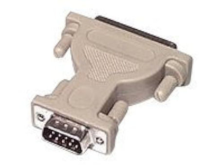 C2G 02449 DB9 Male to DB25 Female Serial RS232 Serial Adapter, Beige