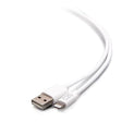 10ft (3m) USB-A Male to Lightning Male Sync and Charging Cable - White