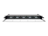Tripp Lite High Density Rack Mount Fiber Enclosure Panel 5 Cassette 1U RM N482-01U Black 5-Cassette Panel