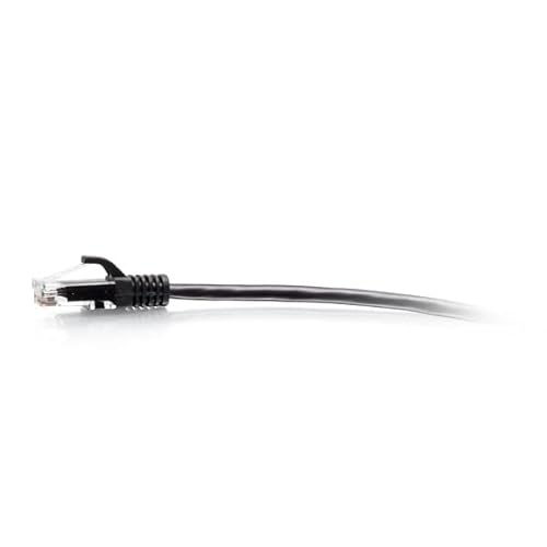 3ft (0.9m) Cat6a Snagless Unshielded (UTP) Slim Ethernet Network Patch Cable - Black 3FT Black