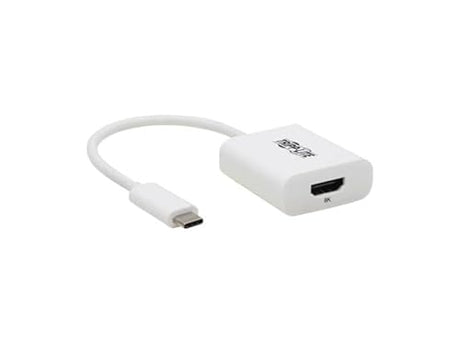Tripp Lite USB-C to HDMI Adapter [M/F] - 8K 60 Hz, HDR, 4:4:4, HDCP 2.3, White