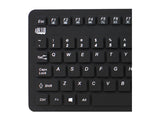 Adesso AKB-270UB SlimTouch Antimicrobial Waterproof USB Compact size Touchpad  keyboard, 15.50x 5.50x 0.43 (Black)