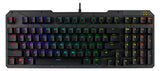 ASUS TUF Gaming K3 Gen II keyboard - compact 97-key layout, optical-mechanical RGB Red (Linear) switches, detachable top plate, and Aura Sync