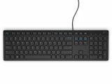 Dell Wired Keyboard and Mouse - KM300C - USB Keyboard - Black - USB Cable Mouse - Optical - 1000 dpi - 3 Button - Black - Mute, Volume Down, Volume Up Hot Key(s) - Compatible with Mac, PC