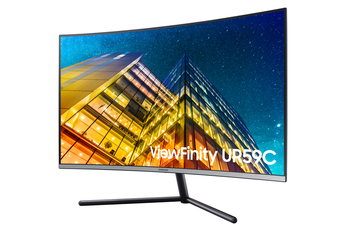 Samsung UR59C ViewFinity LU32R590CWNXZA 32 (Actual size 31.5) Ultra HD 3840 x 2160 4K Resolution HDMI DisplayPort Flicker Free LED Backlit Curved LCD Monitor