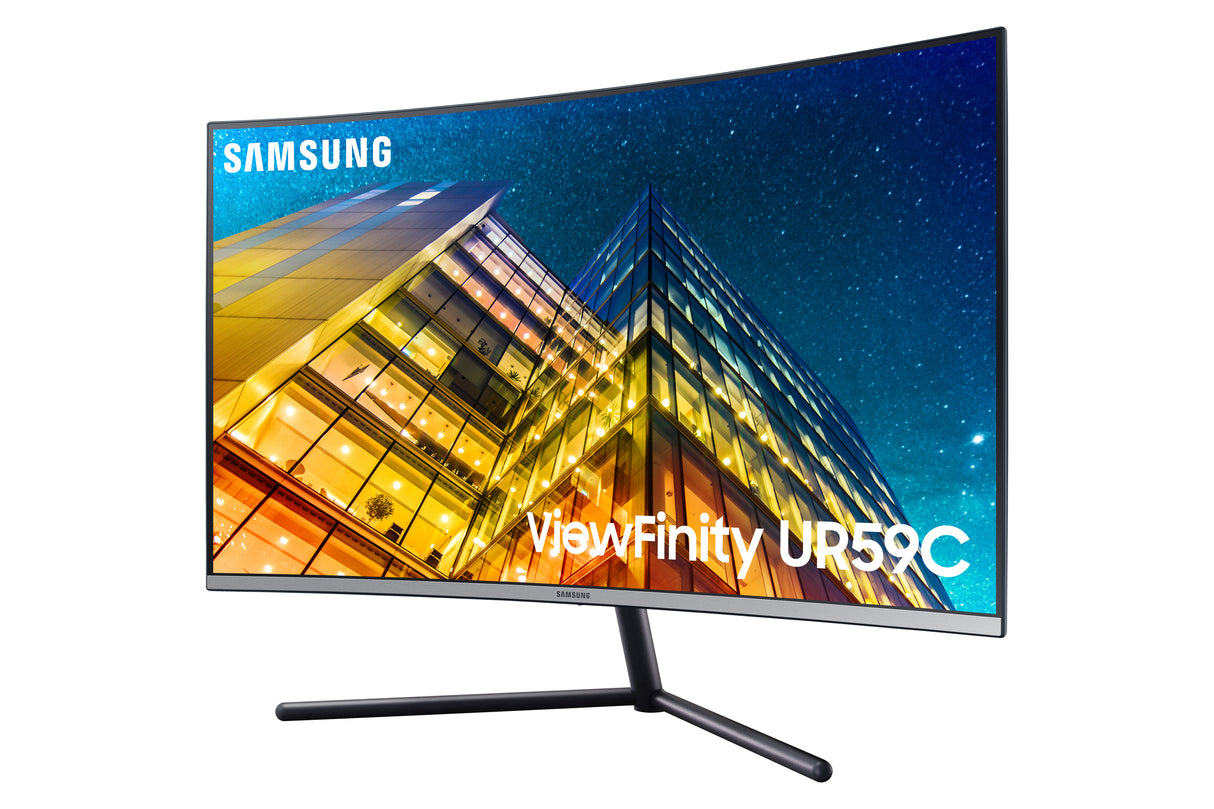 Samsung UR59C ViewFinity LU32R590CWNXZA 32 (Actual size 31.5) Ultra HD 3840 x 2160 4K Resolution HDMI DisplayPort Flicker Free LED Backlit Curved LCD Monitor