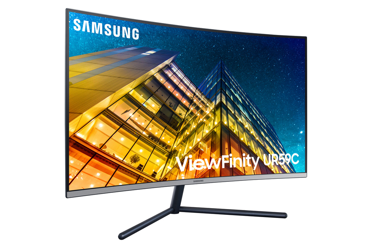 Samsung UR59C ViewFinity LU32R590CWNXZA 32 (Actual size 31.5) Ultra HD 3840 x 2160 4K Resolution HDMI DisplayPort Flicker Free LED Backlit Curved LCD Monitor