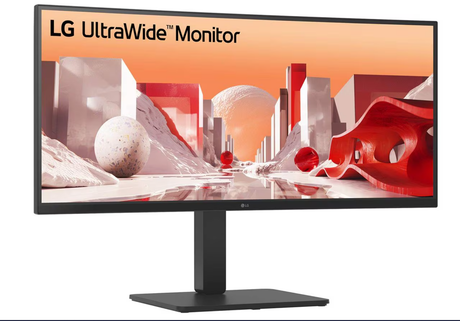 LG 34 UltraWide QHD Curved IPS Monitor with USB Type-C 34BA75QE-B