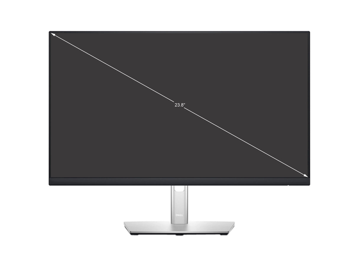 Dell P2422H 24 (23.8 Viewable) 1920 x 1080 Full HD IPS, VGA DisplayPort HDMI USB 3.2, VESA Swivel Tilt Height Adjust LED-Backlit Monitor