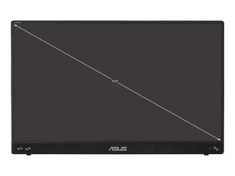 ASUS ZenScreen MB16ACV 15.6 1080P Full HD, IPS, Eye Care, Flicker Free, Blue Light Filter, Kickstand, USB-C Power Delivery, for Laptop, PC, Phone, Console, Antibacterial Surface Portable Monitor