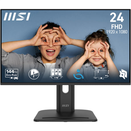 MSI PRO MP245PG E14, 23.8’ IPS, FHD, 144Hz, 4ms GTG, Height Adj. stand, Speaker