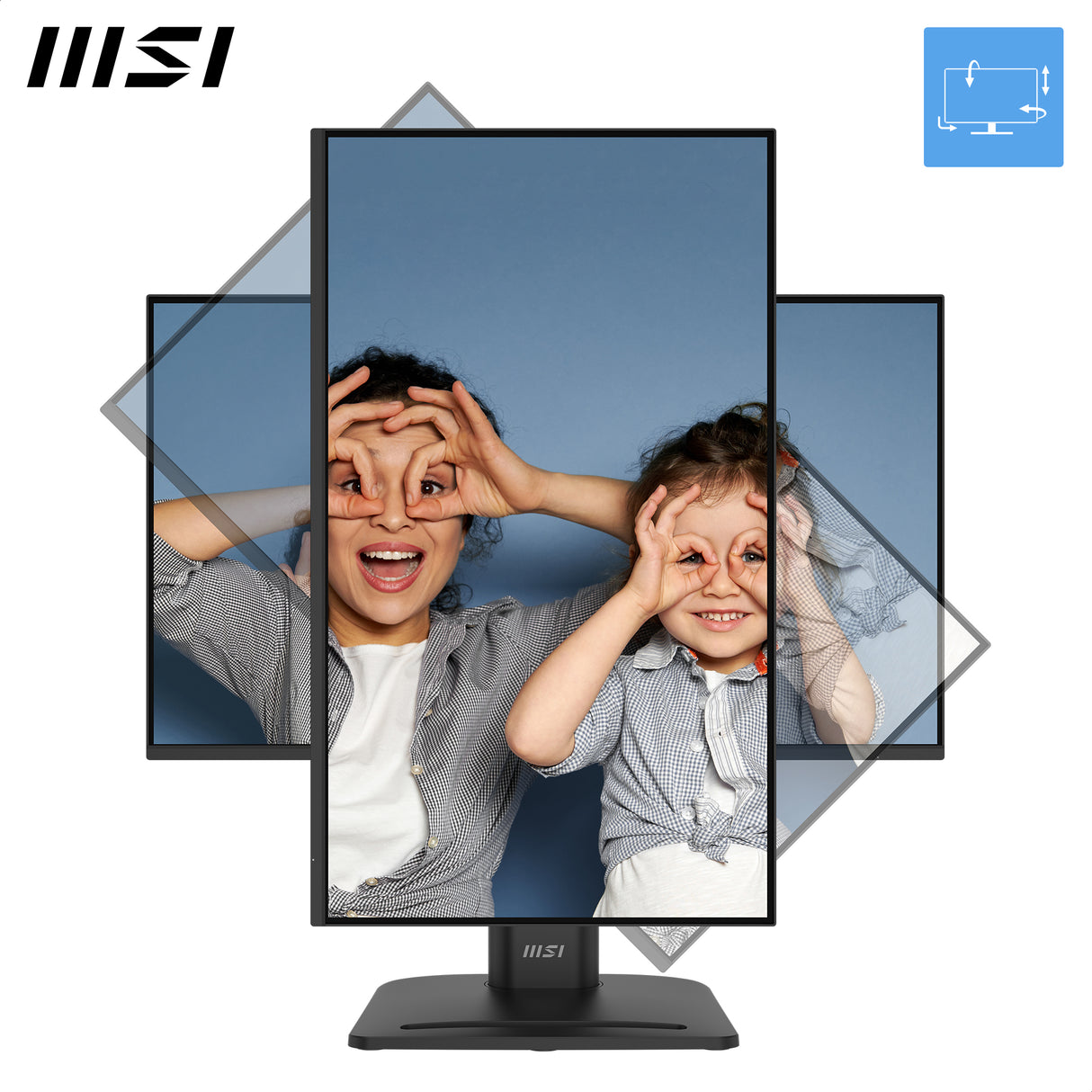 MSI PRO MP245PG E14, 23.8’ IPS, FHD, 144Hz, 4ms GTG, Height Adj. stand, Speaker