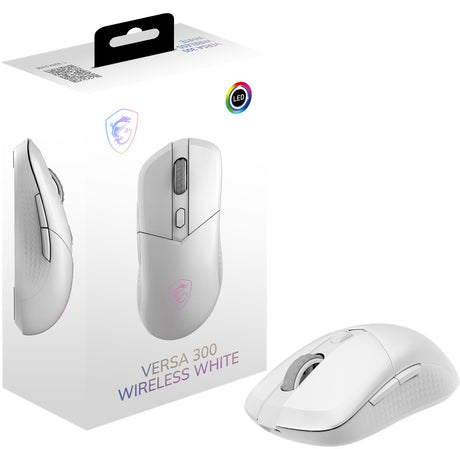 MSI VERSA 300 White Bluetooth / 2.4GHz / Wired Optical Gaming Mouse