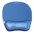 Fellowes 91141 Blue Crystal Msepad/Wrist Rest