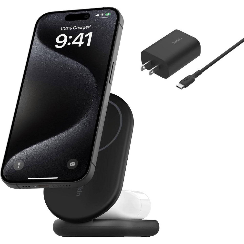 Belkin Qi 2 2-in-1 Stand - Black