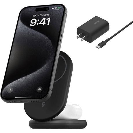 Belkin Qi 2 2-in-1 Stand - Black