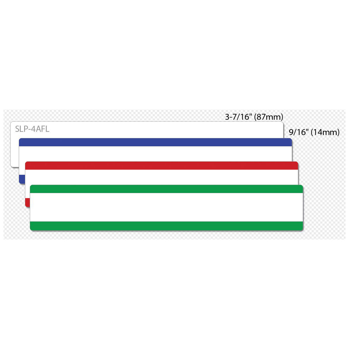 SEIKO SMART LABEL FILE FOLDER LABELS
Labels - Blue;Green;Pink;Yellow - 0.56 in x 3.44 in - for SLP400