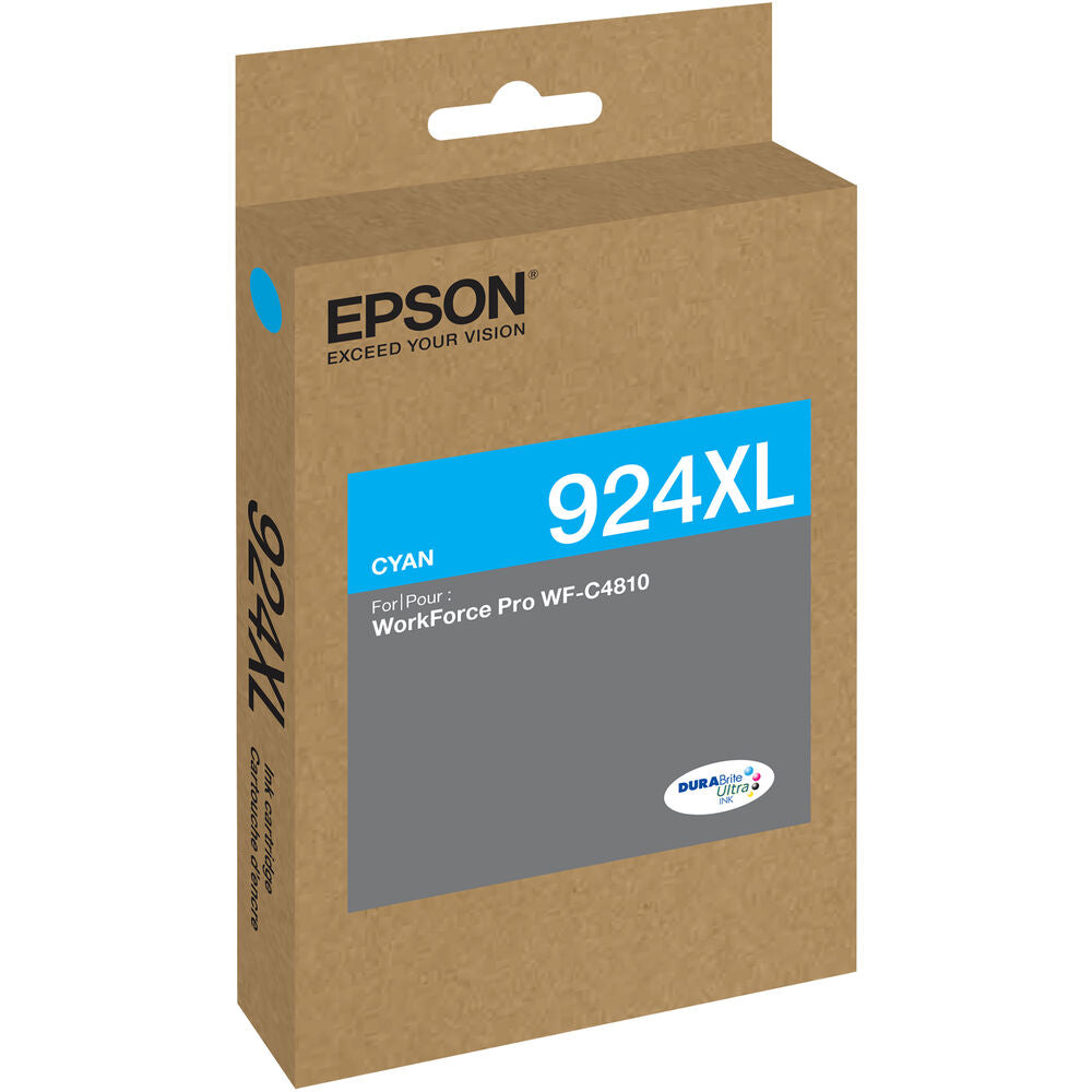 Epson 924xl Original High Yield Inkjet Ink Cartridge - Cyan  T924XL220