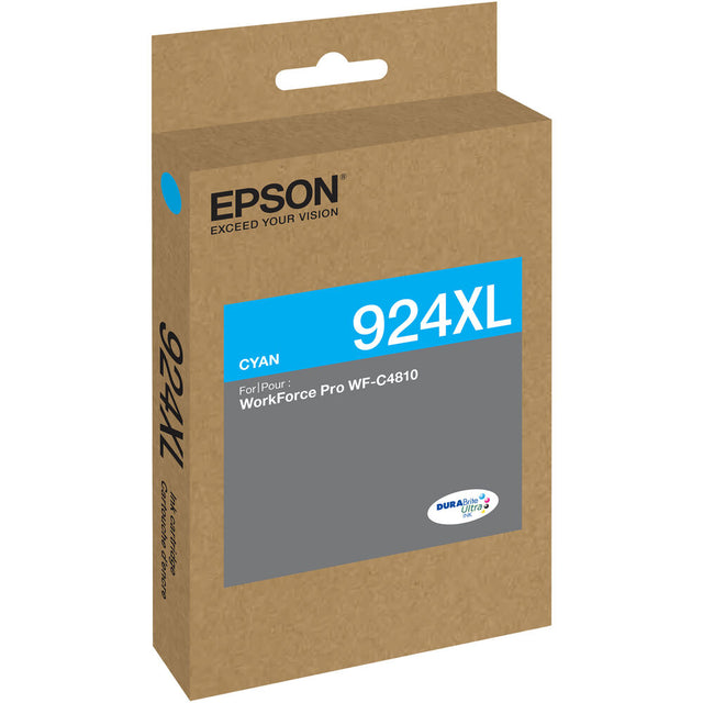 Epson 924xl Original High Yield Inkjet Ink Cartridge - Cyan  T924XL220
